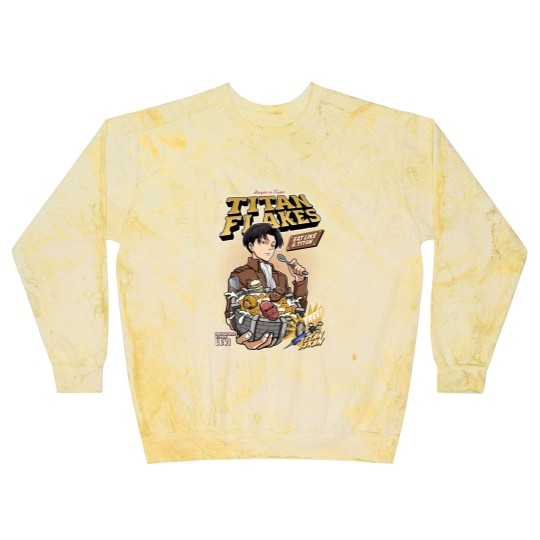 Discover Titan Flakes Shingeki no Kyojin Classic Blast Sweatshirts