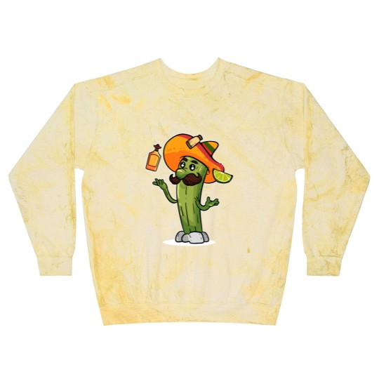 Discover Funny Mexican Cactus Juggles Tequila Cinco de Blast Sweatshirts