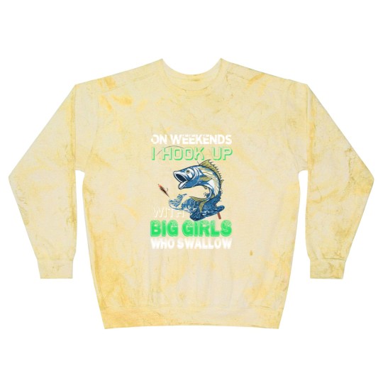 Discover ON WEEKENDS I HOOK UP WITH BIG GIRLS WHO SWALLOW - Fishing Lover Gift - Blast Sweatshirts