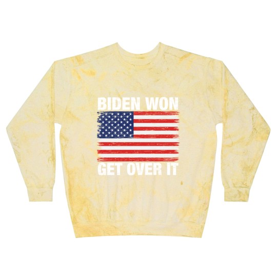 Discover Biden Won Get Over It Us Flag - Biden Wins - Blast Sweatshirts