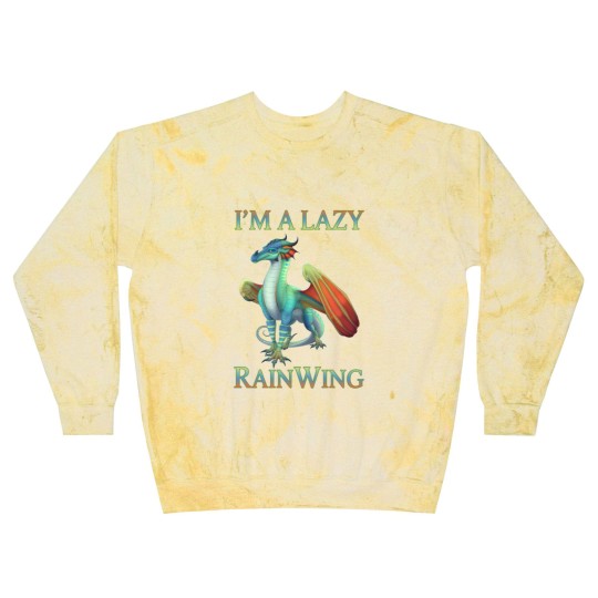 Discover I m A Lazy Rainwing Dragons Retro Wings Of Fire Blast Sweatshirts