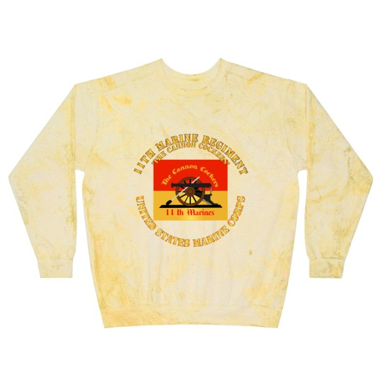 Discover 11th Marine Regiment - The Cannon Cockers - 11th Marine Regiment The Cannon Cocke - Blast Sweatshirts