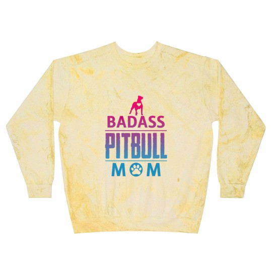Discover Badass pitbull Mom Blast Sweatshirts