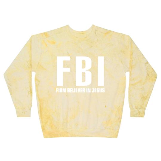 Discover FBI Firm Believer In Jesus patriotic police Blast Sweatshirts
