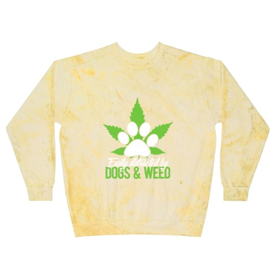 Discover Easily Distracted By Dogs & Weed Blast Sweatshirts
