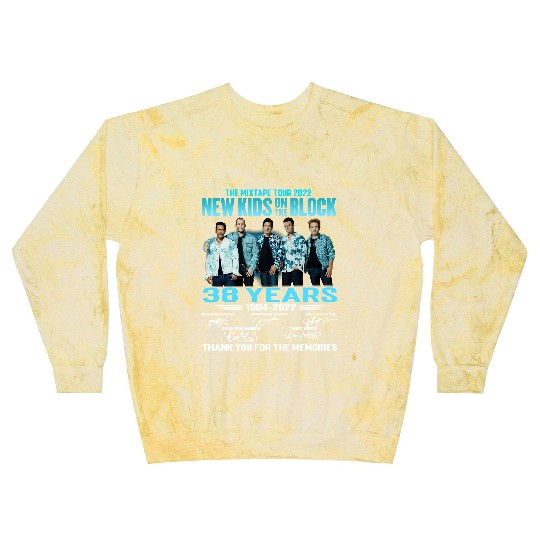 Discover NKOT Block Signture The Memories The MixTape Tour 2022 Blast Sweatshirts