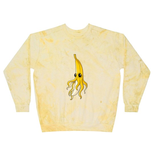 Discover Food Banana Squid Blast Sweatshirts