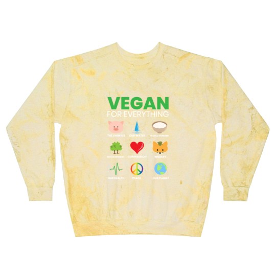 Discover Vegan for Everything Veganism Vegan Nutrition Blast Sweatshirts