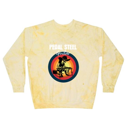 Discover Vintage Pedal Steel Guitar Player Musician Blast Sweatshirts