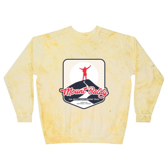 Discover Mount Baldy via Devil's Backbone Trail Blast Sweatshirts