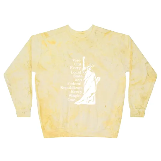 Discover Vote Out Republicans Statue of Liberty Blast Sweatshirts