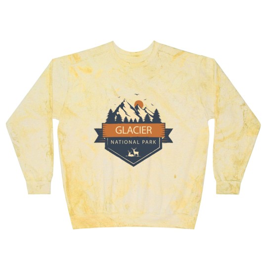 Discover Glacier National Park - Glacier National Park - Blast Sweatshirts