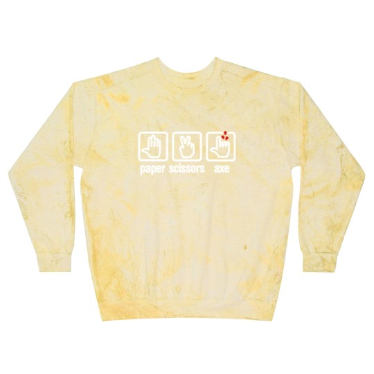 Discover Paper - Scissors - axe - Rock - lumberjack Blast Sweatshirts