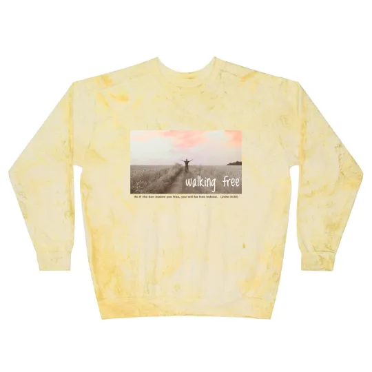 Discover Walking Free - Freedom because of Jesus Christ Blast Sweatshirts