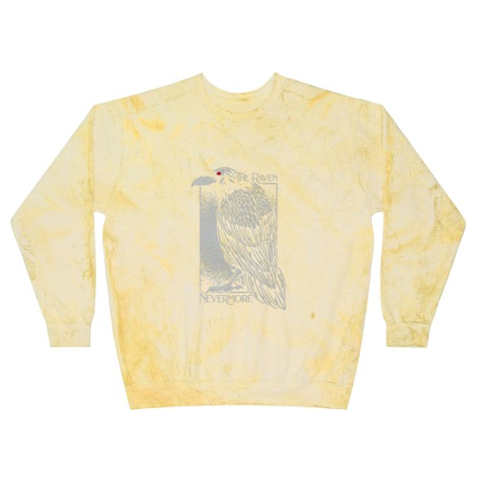 Discover Edgar Allan Poe The Raven Nevermore Distressed Blast Sweatshirts