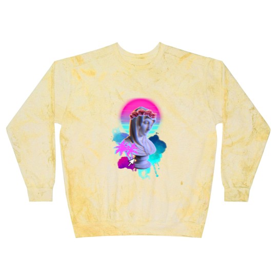 Discover Vaporwave Blessed Mother - Vaporwave - Blast Sweatshirts
