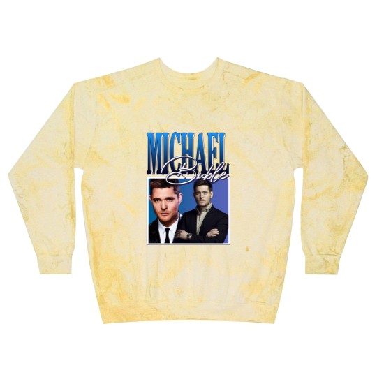 Discover Michael Bubl Vintage 90's Blast Sweatshirts | Michael Bubl Blast Sweatshirts