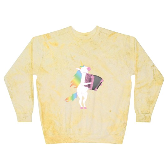 Discover Unicorn Playing Accordion Blast Sweatshirts for Musicians Blast Sweatshirts