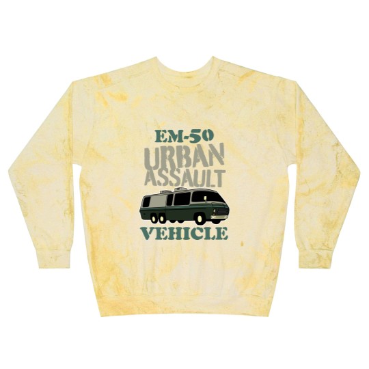 Discover The EM-50 Urban Assault Vehicle - Stripes - Blast Sweatshirts