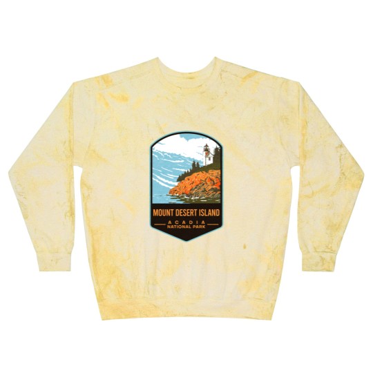 Discover Mount Desert Island Acadia National Park Blast Sweatshirts