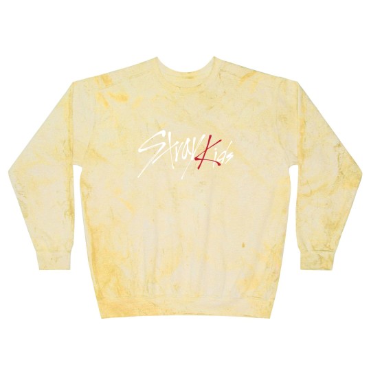 Discover Stray Kids Logo White Classic Blast Sweatshirts