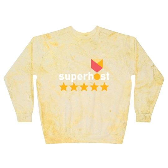 Discover Airbnb Superhost, airbnb travel, proud host, Blast Sweatshirts