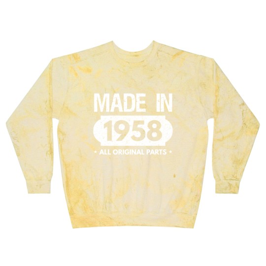 Discover Made In 1958-All Original Parts-60th Bday Blast Sweatshirts