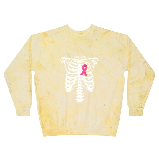 Discover Breast Cancer Awareness Skeleton Wear Pink Ribbonb Blast Sweatshirts