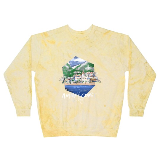 Discover Amalfi Coast Italy Best Place Travel Destination V Blast Sweatshirts