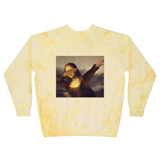Discover 3196 Mona Lisa Dabbing Blast Sweatshirts