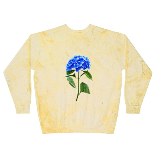 Discover Vivid Blue Hydrangea Blast Sweatshirts