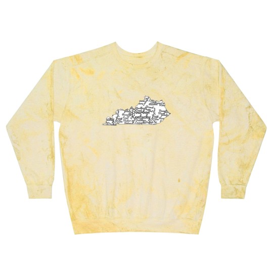 Discover Kentucky Blast Sweatshirts I Bourbon Trail Map Gift Blast Sweatshirts I Men Women