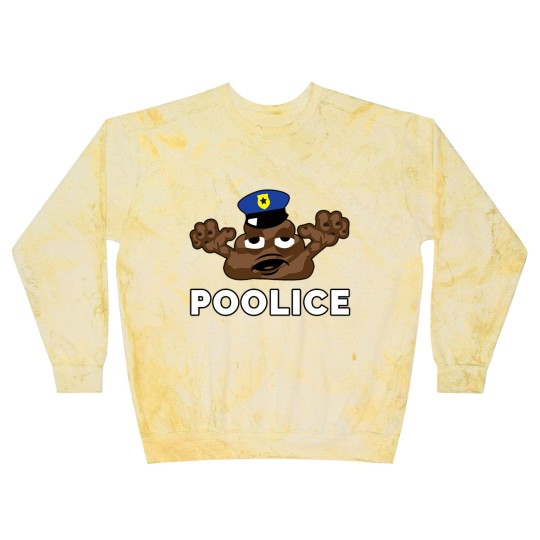 Discover Police Poop Zombie Policeman Halloween Blast Sweatshirts