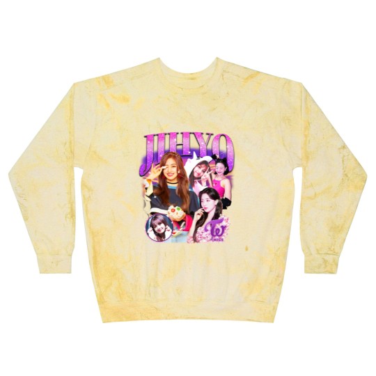 Discover Twice Jihyo Retro Bootleg Blast Sweatshirts - Twice Blast Sweatshirts - Kpop Blast Sweatshirts - Kpop Merch