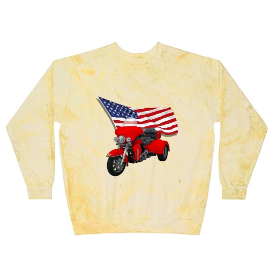 Discover Trike with Flag Blast Sweatshirts