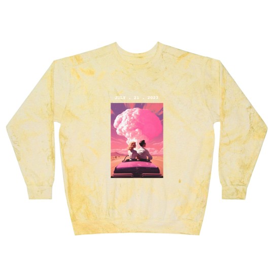 Discover Barbenheimer Barbie Movie Oppenheimer Blast Sweatshirts, The Ultimate Double Feature