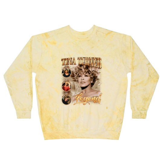 Discover Tina Turner Legend Music Blast Sweatshirts, R.I.P 1939-2023 Tina Turner Rock Retro Vintage Blast Sweatshirts