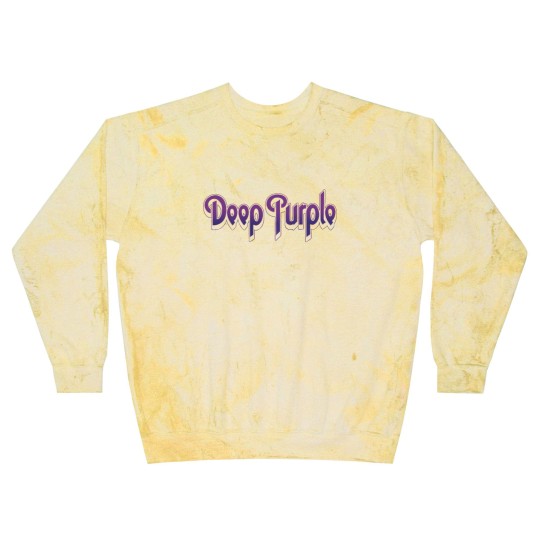 Discover Deep Purple Unisex Blast Sweatshirts: Vintage Logo