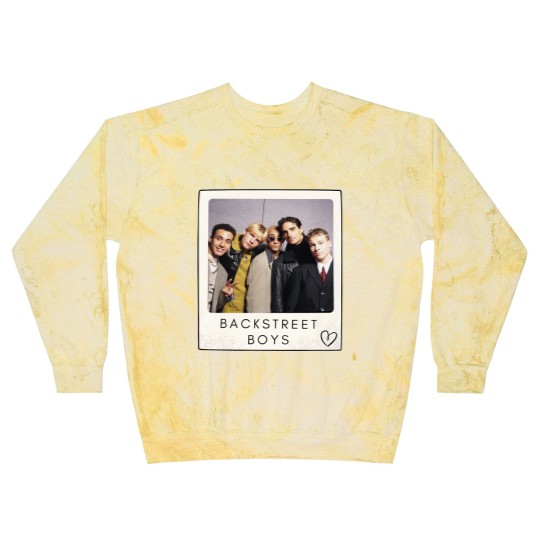 Discover Back Street Boys Polaroid Blast Sweatshirts
