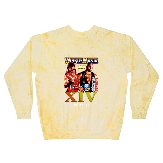Discover New Wrestling Entertainment WrestleMania XIV 1998 Stone Cold Shawn Michaels Vintage Blast Sweatshirts