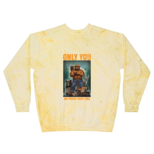 Discover smuky the bear - only you can prevent forest fires Classic Blast Sweatshirts