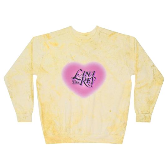 Discover Lana Del Rey Blast Sweatshirts (Pink Heart), Born To Die Blast Sweatshirts