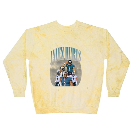 Discover 90s Vintage Inspired Jalen Hurts Blast Sweatshirts, Jalen Hurts Blast Sweatshirts, football vintage Blast Sweatshirts