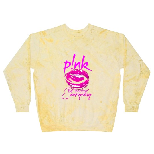 Discover Pink Be Badass Every Day Blast Sweatshirts, Pink Summer Carnival 2023 Blast Sweatshirts