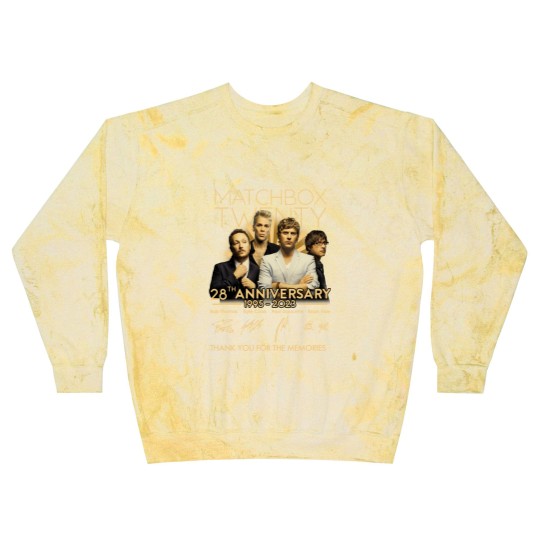 Discover 28 Years Of Matchbox Twenty Band Blast Sweatshirts