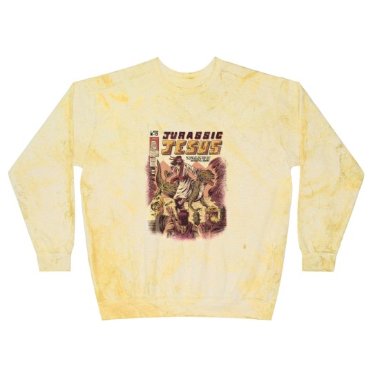 Discover JURASSIC JESUS Blast Sweatshirts