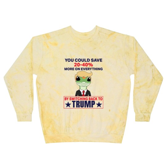Discover You Could Save 20-40% More On Everything By Switching Back To Trump Blast Sweatshirts