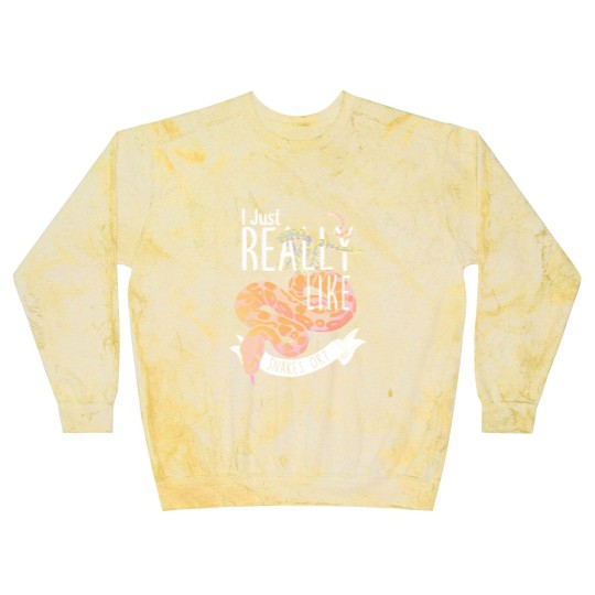 Discover Snake I Just Really Like Snakes, O K Blast Sweatshirts