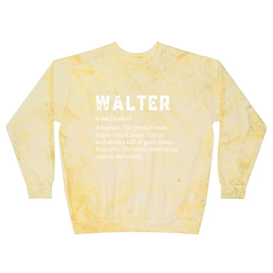 Discover Mens Walter Name Blast Sweatshirts