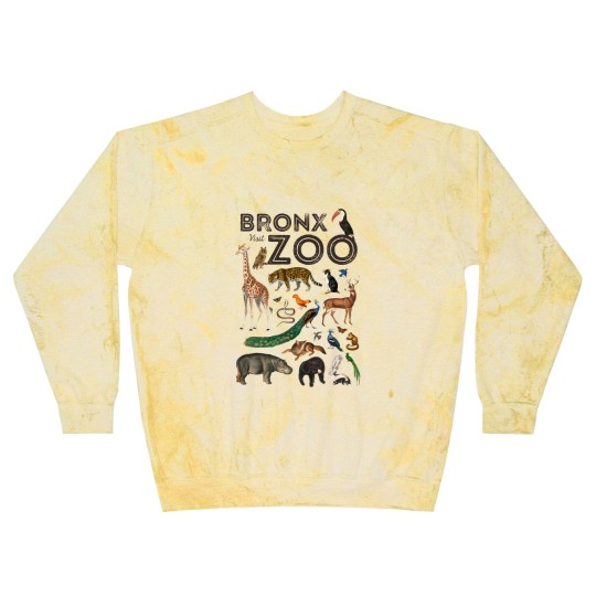 Discover Bronx Zoo Collage Blast Sweatshirts